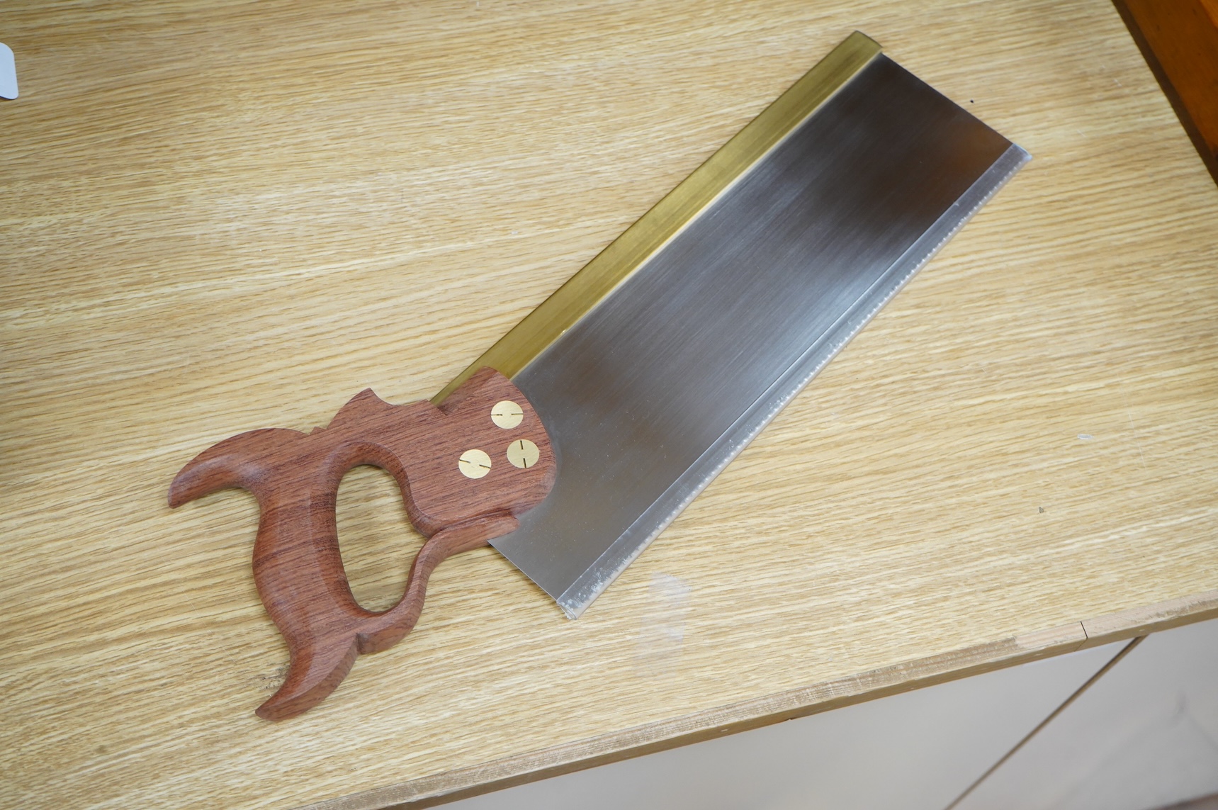 A boxed U.S. Wenzloff & Sons handmade large tenon saw (33T0866)